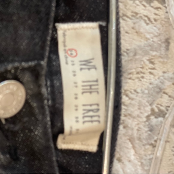 NWT Free People Black Ripped Skirt - Picture 6 of 6